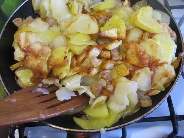 картофель жареный на сале 2